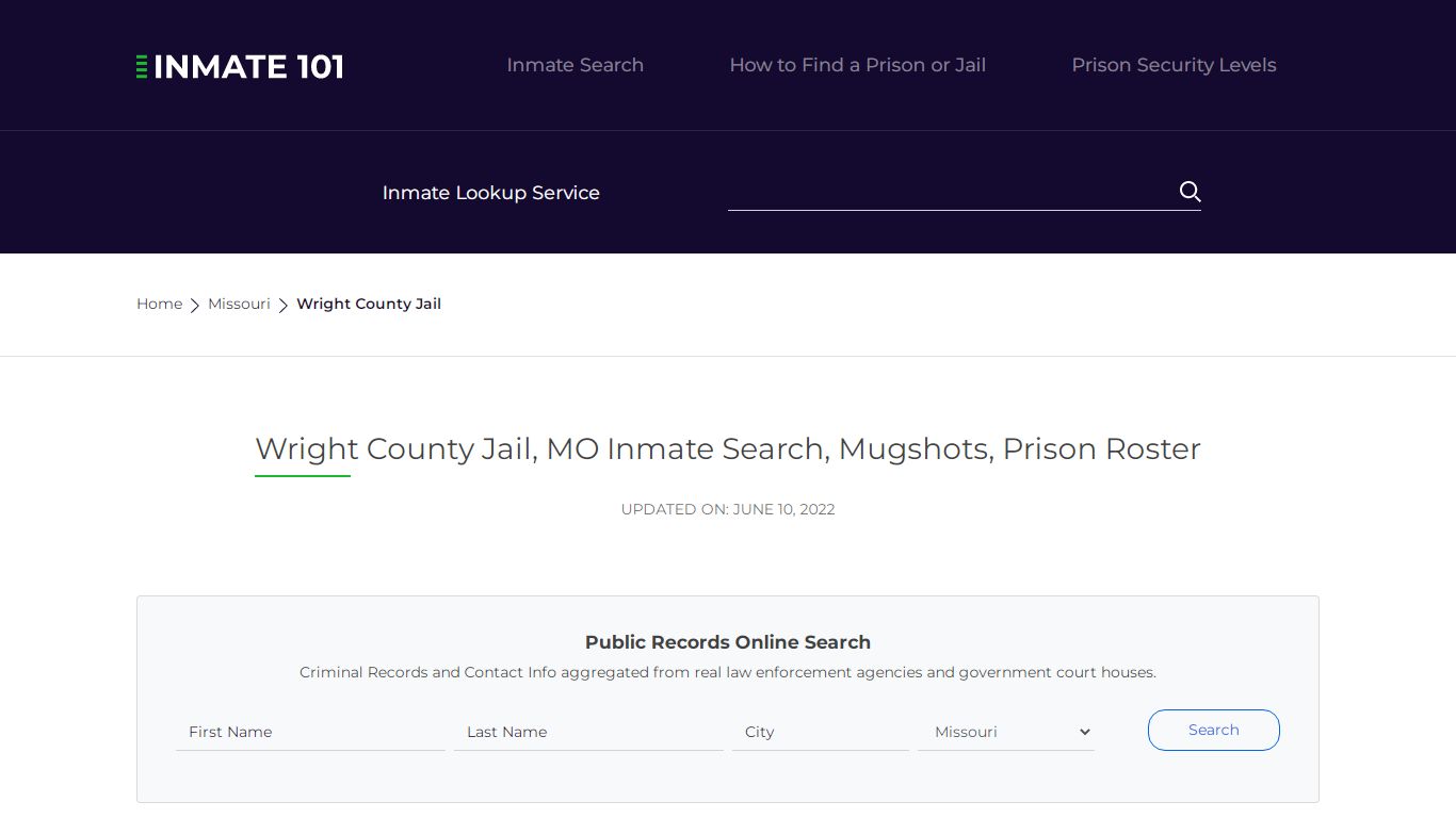 Wright County Jail, MO Inmate Search, Mugshots, Prison Roster